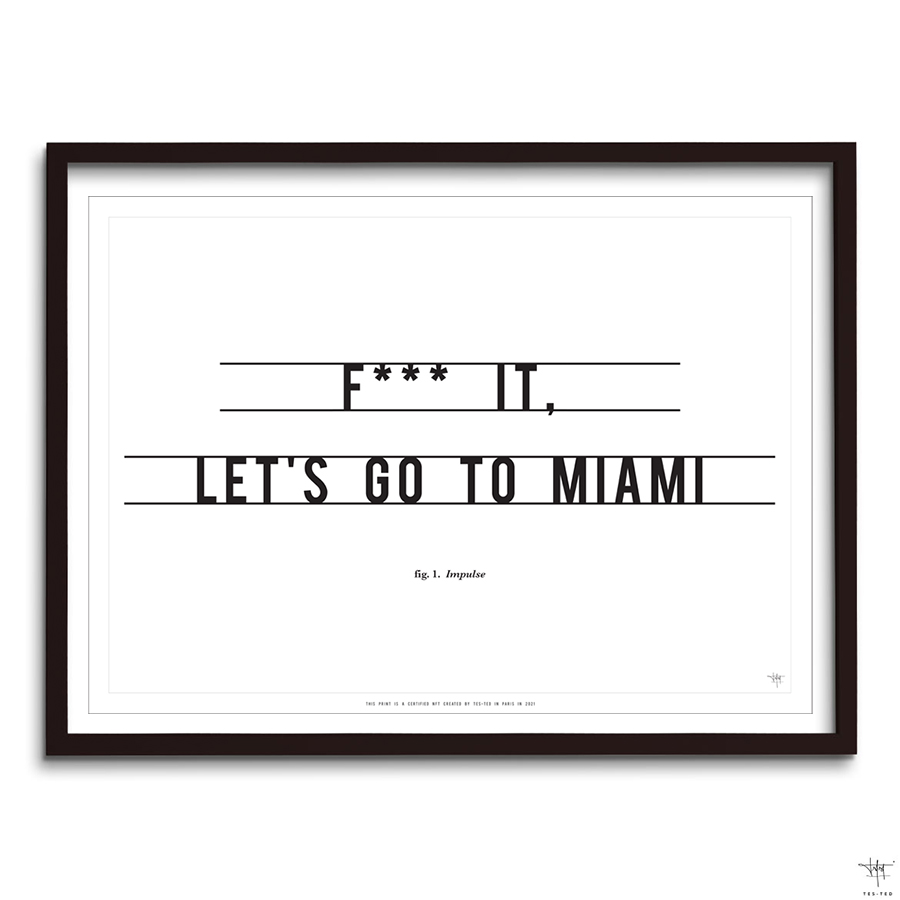 fuck it let's go to Miami nft